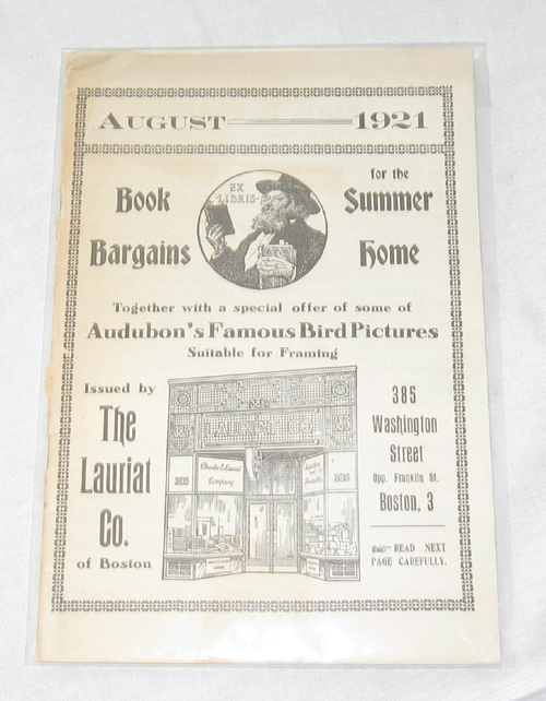 Image for August 1921 - Book Bargains For The Summer Home