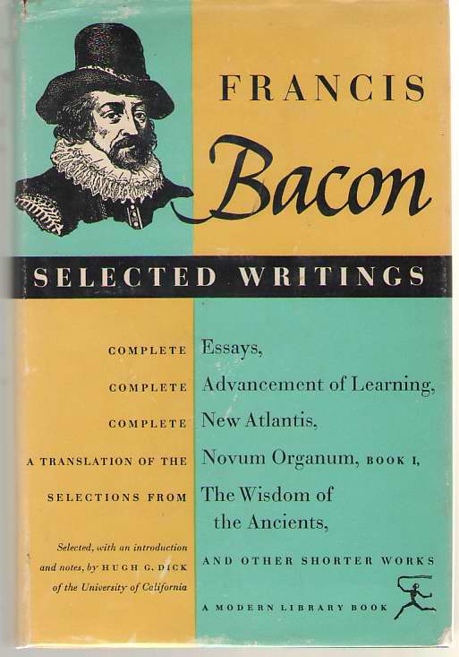 Image for Selected Writings Of Francis Bacon