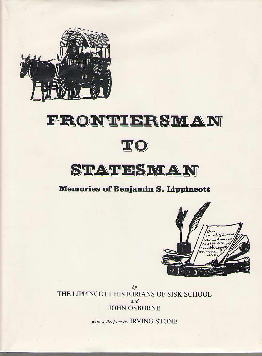 Image for Frontiersman To Statesman Memories of Benjamin S. Lippincott