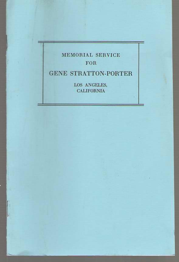 Image for Memorial Service For Gene Stratton - Porter Los Angeles, California
