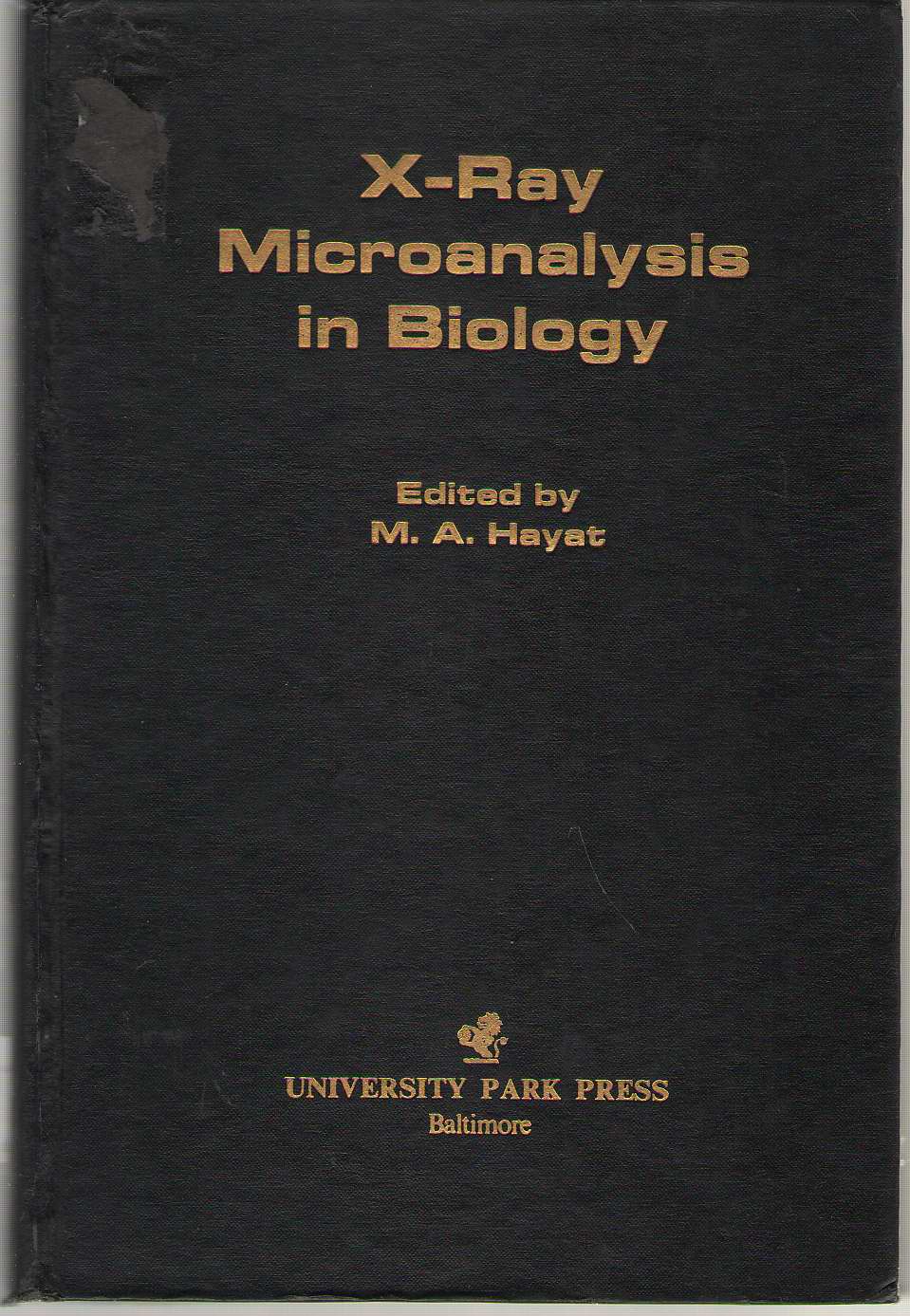 Image for X-ray Microanalysis In Biology