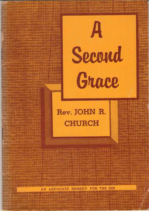 Image for A Second Grace An Adequate Remedy for the Sin