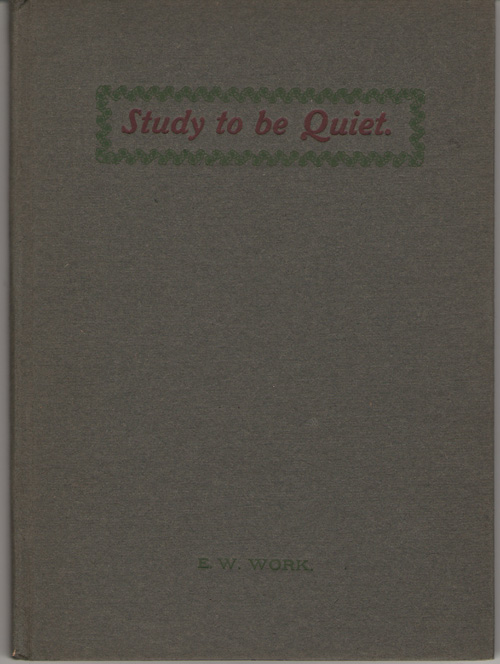 Study To Be Quiet Image for Study To Be Quiet