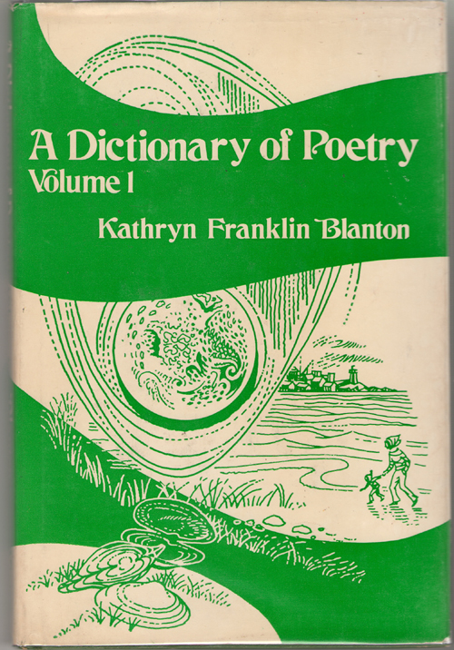 Dictionary of Poetry Volume I Image for Dictionary of Poetry Volume I
