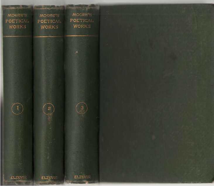 Image for The Poetical Works Of Thomas Moore In Three Volumes