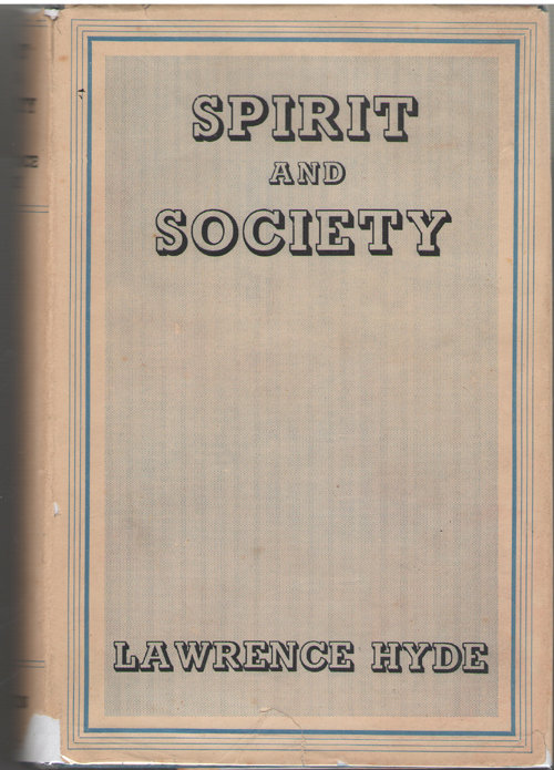 Image for Spirit And Society