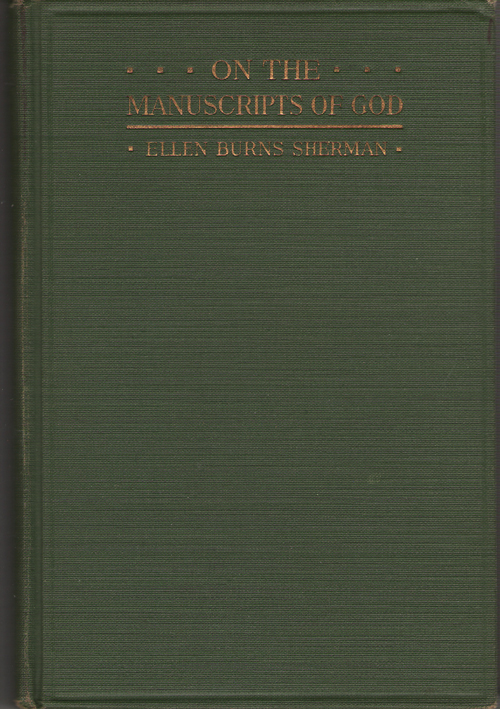 Image for On The Manuscripts Of God