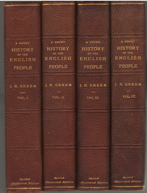 A Short History Of The English People Vols. I - IV Illustrated Edition Image for A Short History Of The English People Vols. I - IV Illustrated Edition