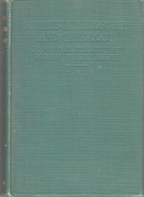 Image for Studies in Philosophy and Theology By Former Students of Borden Parker Browne
