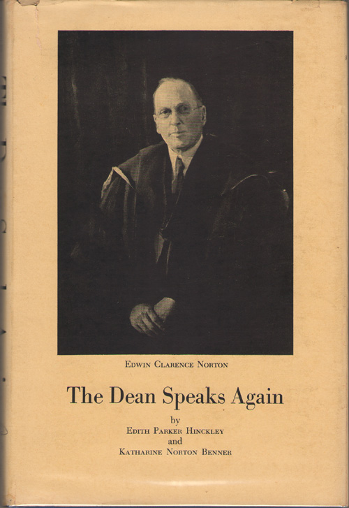 Image for The Dean Speaks Again Giving Hitherto Unpublished Excerpts from Personal Papers, Diaries, and Letters: Together with Portions of Previously Published Speeches