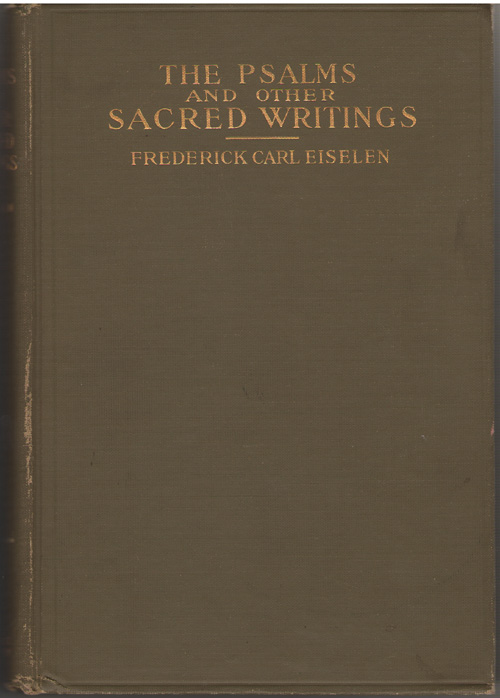 Image for The Psalms and Other Sacred Writings