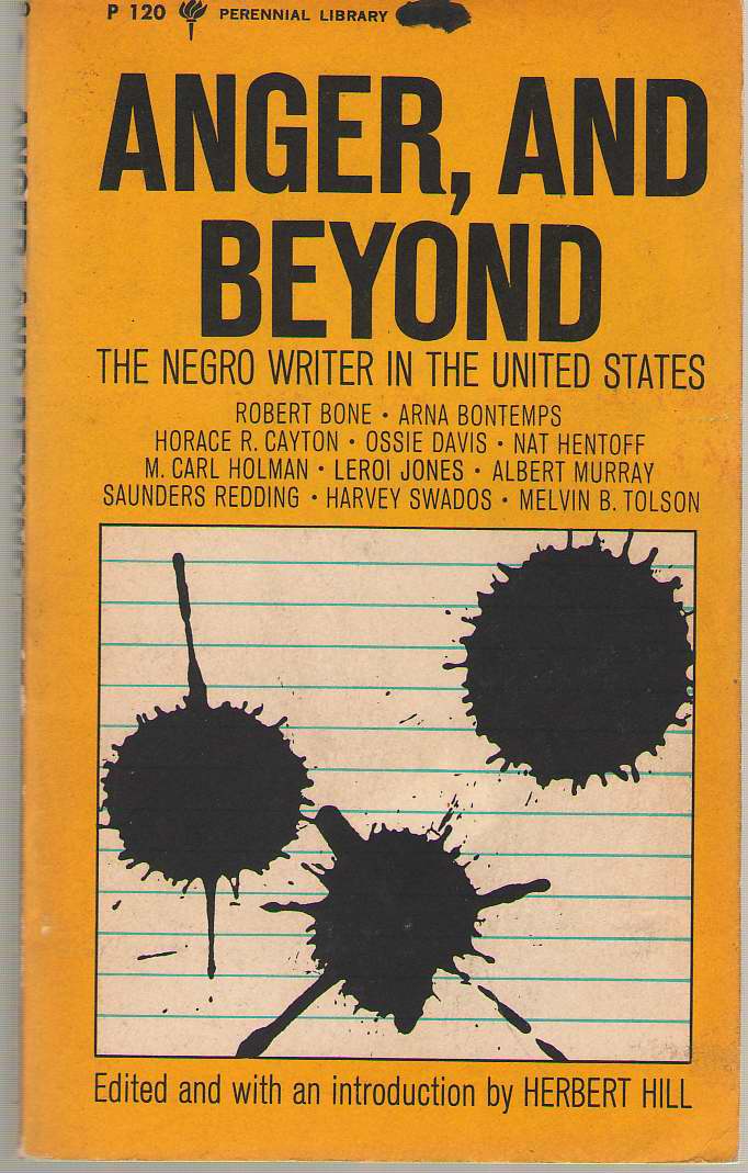 Image for Anger, And Beyond The Negro Writer in The United States