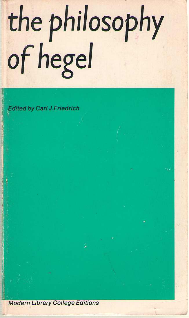 Image for The Philosophy Of Hegel