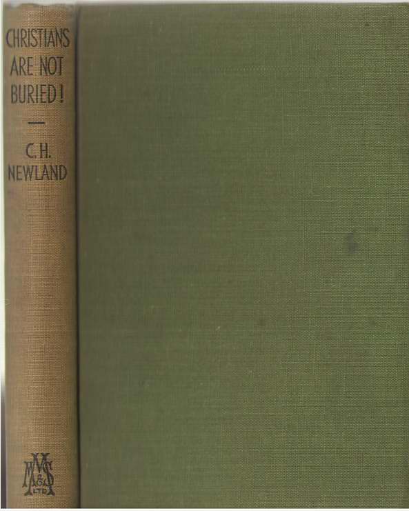 Image for Christians Are Not Buried and Other Addresses