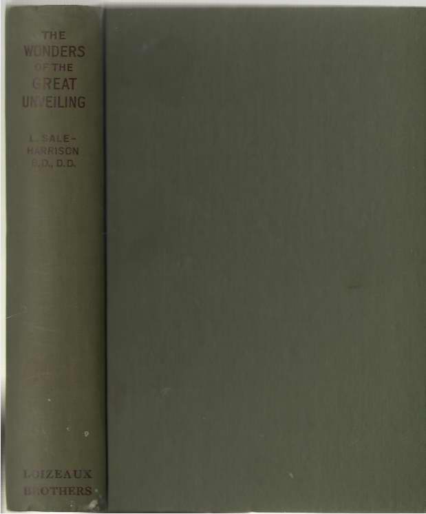 Image for The Wonders Of The Great Unveiling The Remarkable Book of the Revelation