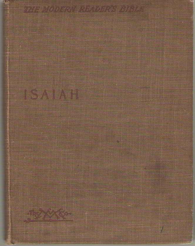 Image for Isaiah The Modern Reader's Bible