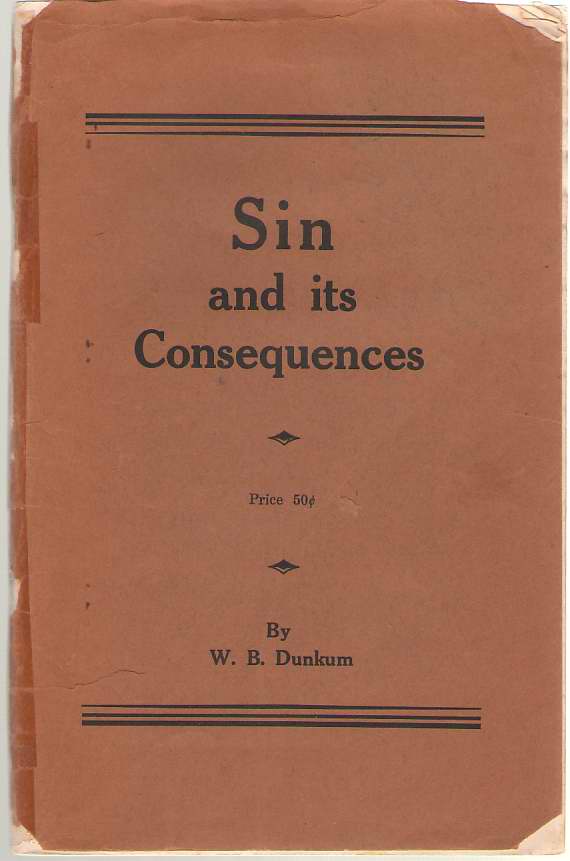 Image for Sin And Its Consequences
