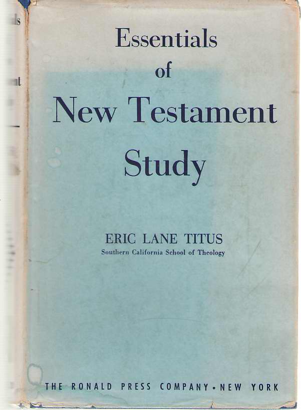 Image for Essentials of New Testament Study