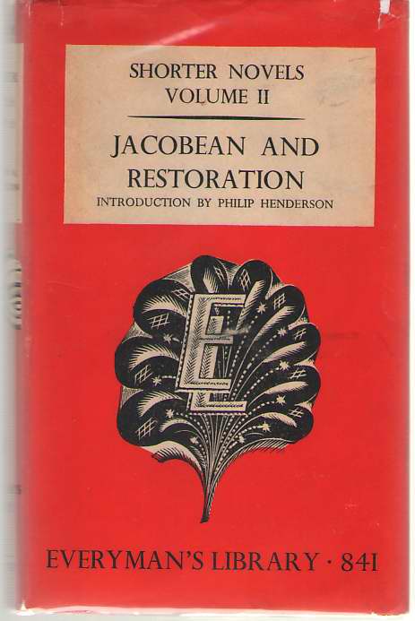 Image for Shorter Novels Volume II Jacobean and Restoration