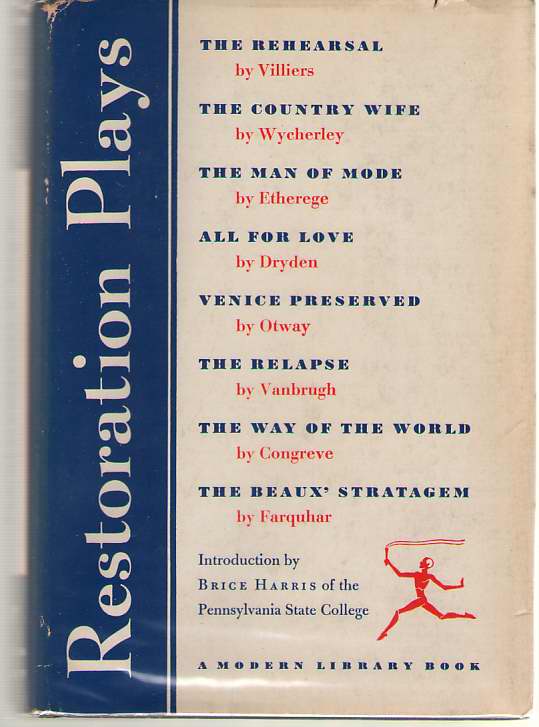 Image for Restoration Plays