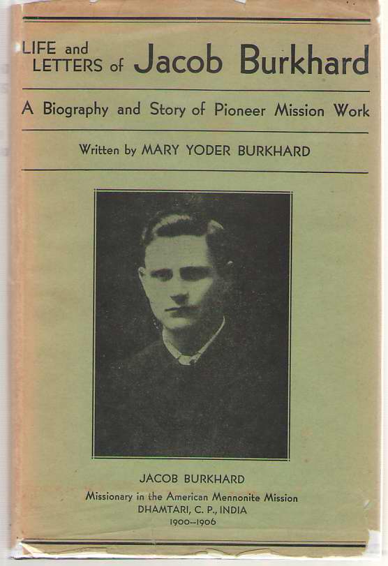 Image for Life And Letters Of Jacob Burkhard Missionary To India