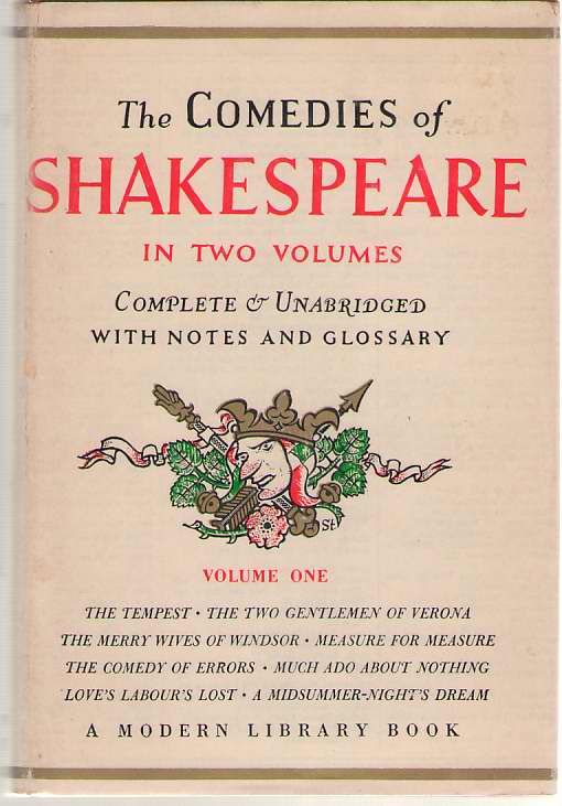 Image for The Comedies of Shakespeare Volume One