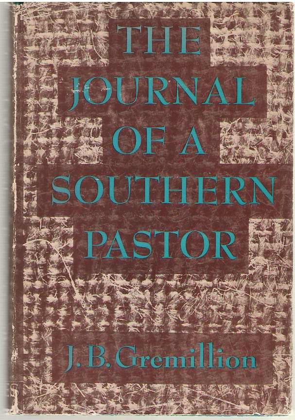 Image for The Journal Of A Southern Pastor