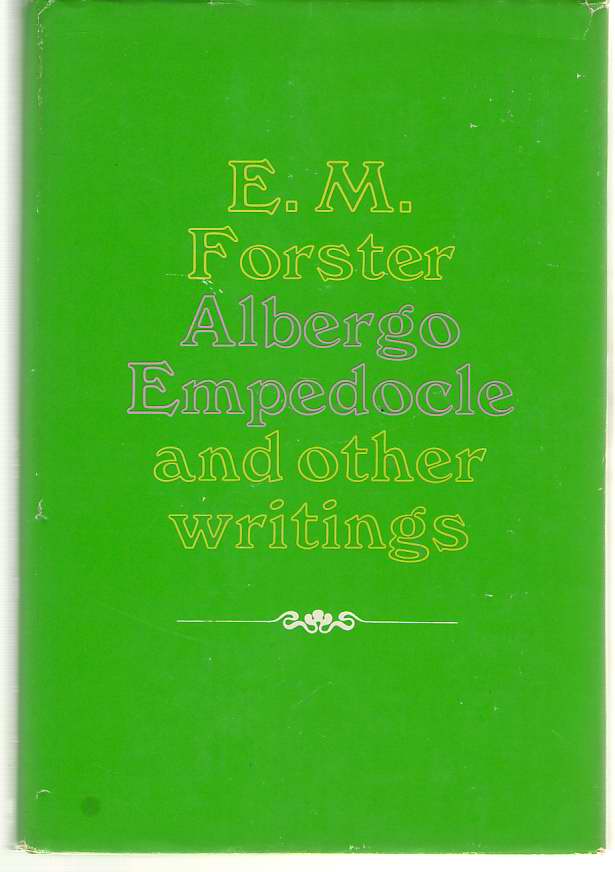 Image for Albergo Empedocle and Other Writings