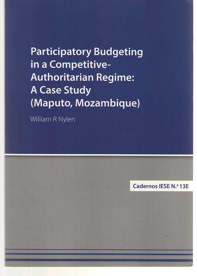 Image for Participatory Budgeting In A Competitive-authoritarian Regime A Case Study (Maputo, Mozambique)