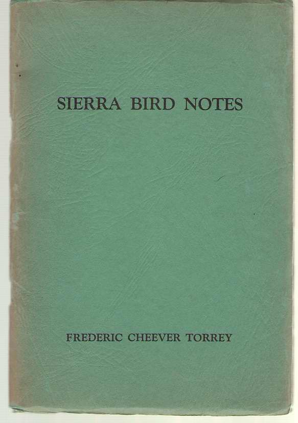 Image for Sierra Bird Notes