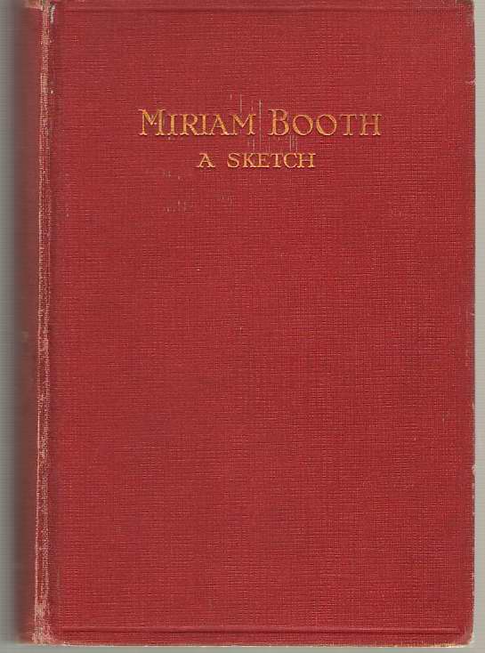 Image for Miriam Booth A Sketch