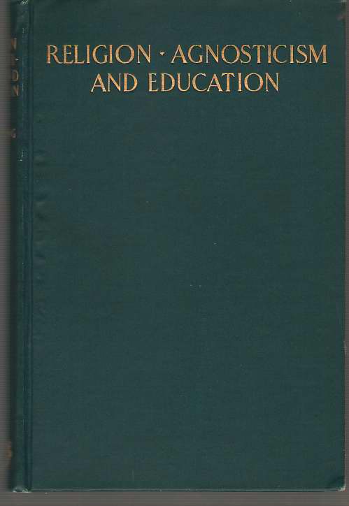 Image for Religion, Agnosticism and Education