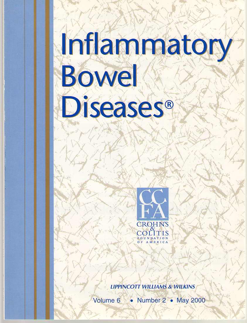 Image for Inflammatory Bowel Diseases: Official Journal Of The Ccfa Volume 6 - Number 2 - May 2000