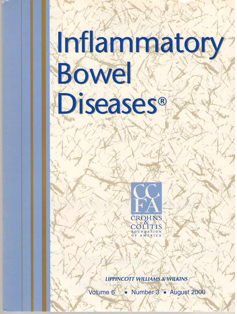 Image for Inflammatory Bowel Diseases: Official Journal Of The Ccfa Volume 6 - Number 3 - August 2000
