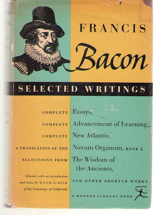Image for Selected Writings Of Francis Bacon