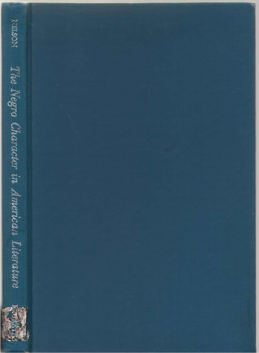 Image for The Negro Character In American Literature