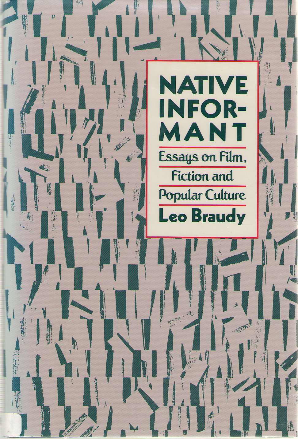 Image for Native Informant Essays on Film, Fiction, and Popular Culture
